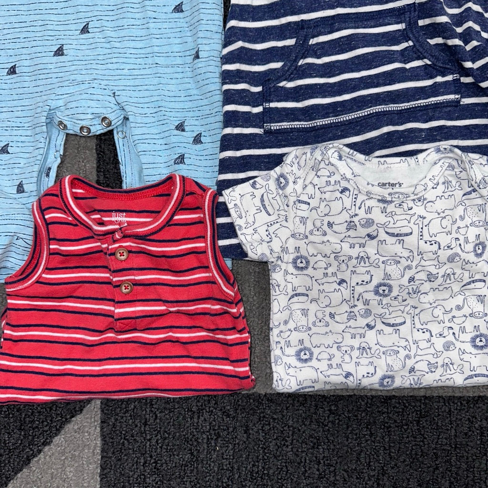 Lot of 11 Baby Boy Bundle 6 months Mixed Brands & Seasons - Picture 3 of 12